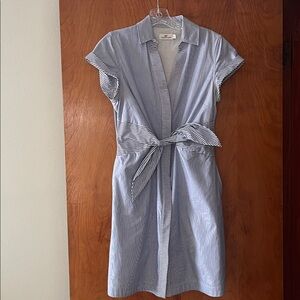 Vineyard Vines Navy and White Striped Dress
